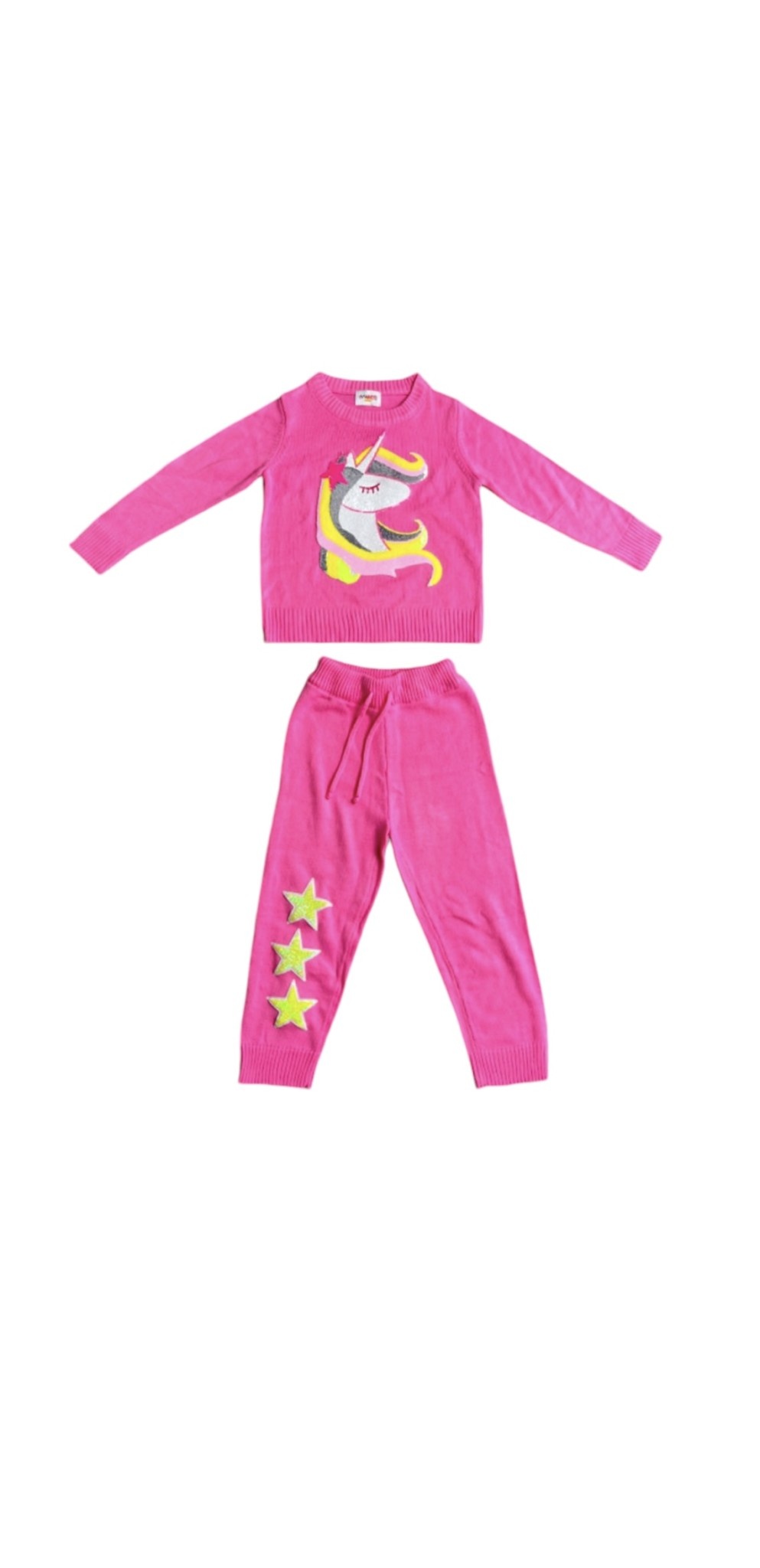 Monkey Knit 2pc Crew Pullover