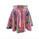 Monkey Sequin Flash Sweat Skirt