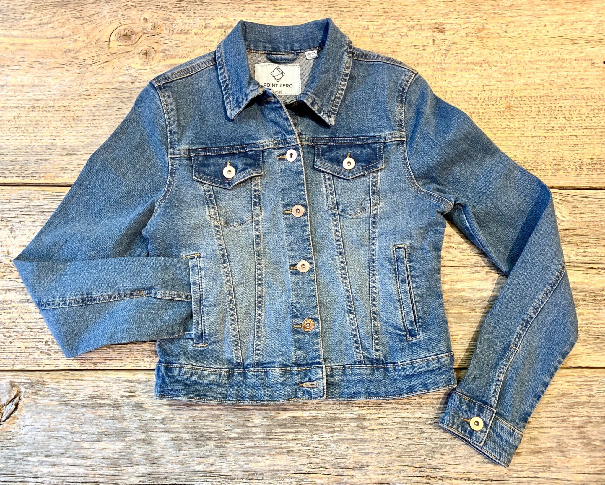 Point Zero Light Denim Jacket - Set Me Free