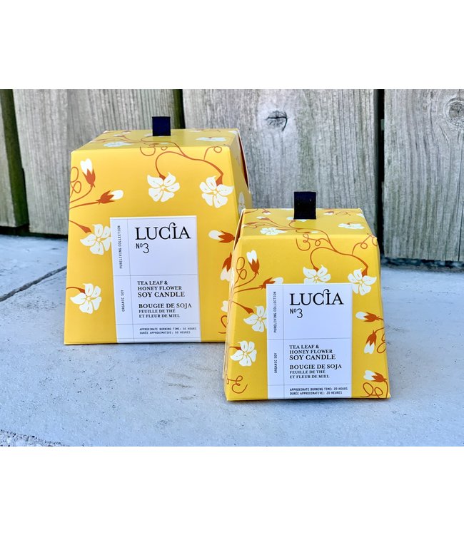 Lucia 3 - Tea Leaf & Honey Flower Large