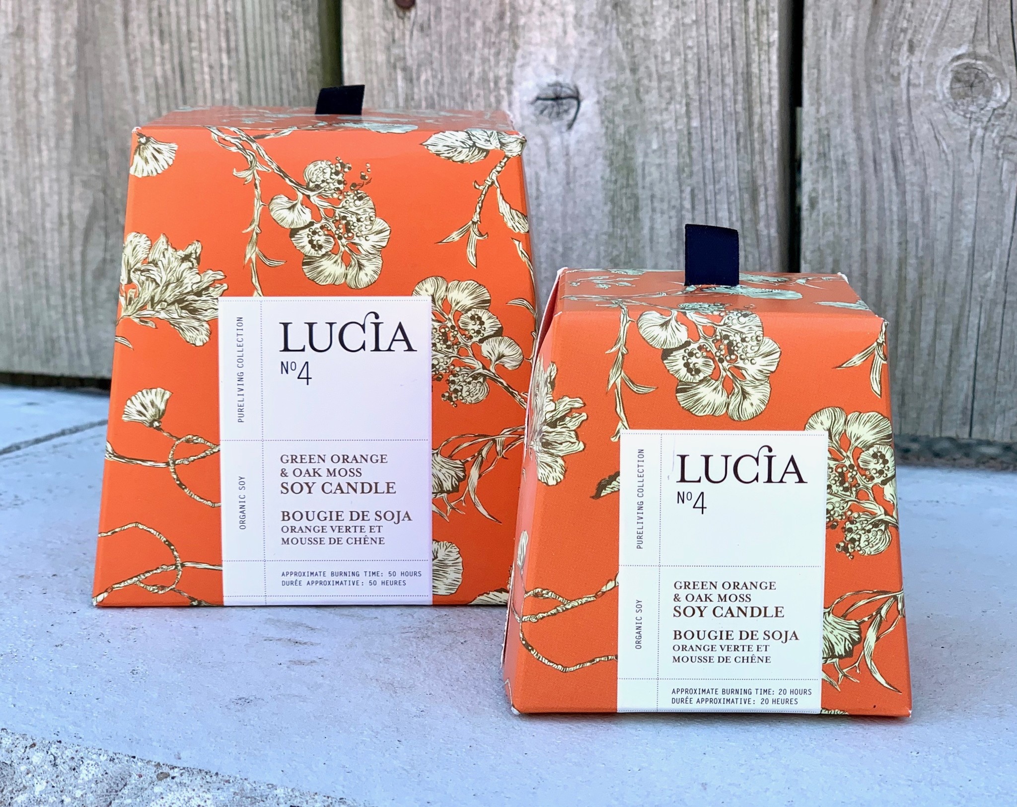 Lucia Candle L 4 Green Orange & Oak Moss Set Me Free