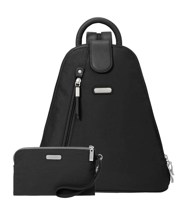 Baggallini Metro Backpack w/ RFID wristlet - Black *