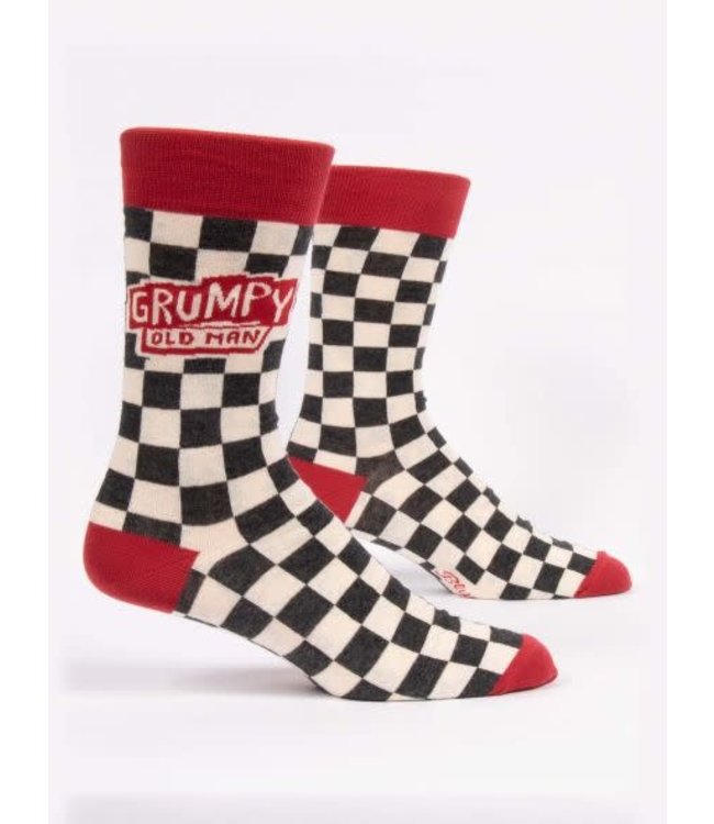 Blue Q Grumpy old man - Crew Socks Men