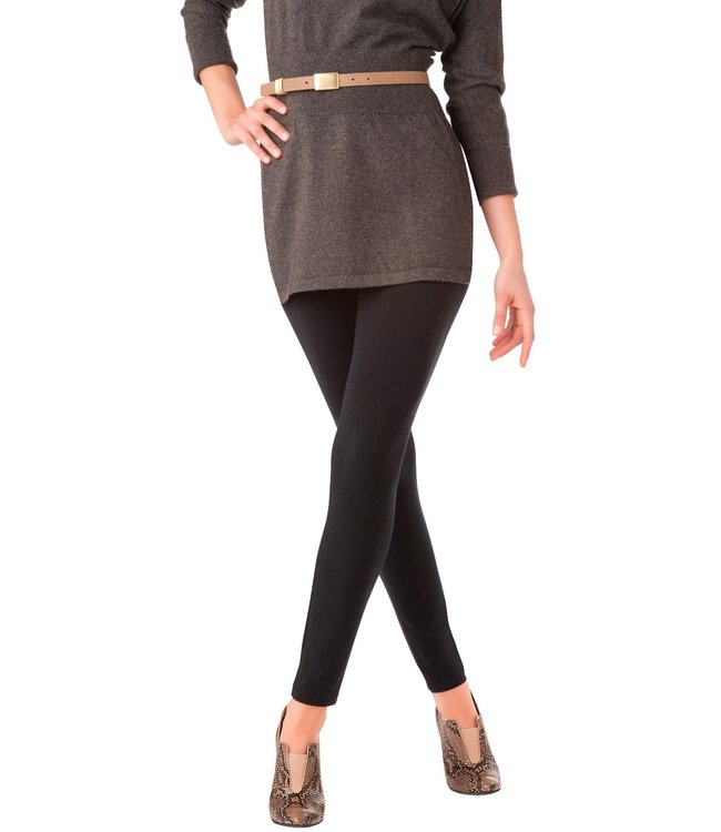 Hue Navy Leggings with Wide Waist Band