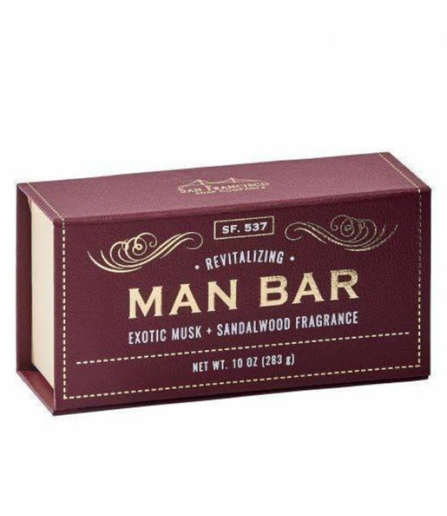 San Francisco Soap Company Man Bar - Exotic Musk + Sandalwood