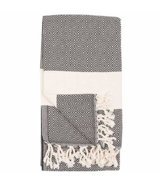 Pokoloko Turkish Towel - Black Diamond