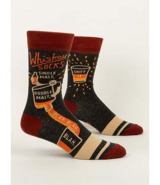 Blue Q Crew Socks - Whiskey Socks