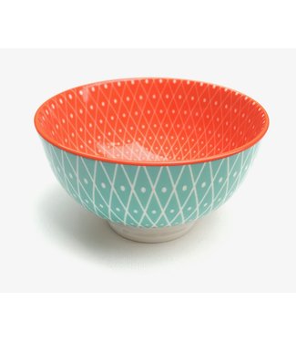 Danica Studio Bowl - 4" - Geo/Orange