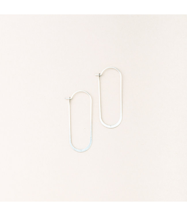 Scout Cosmic Oval Earrings - Silver