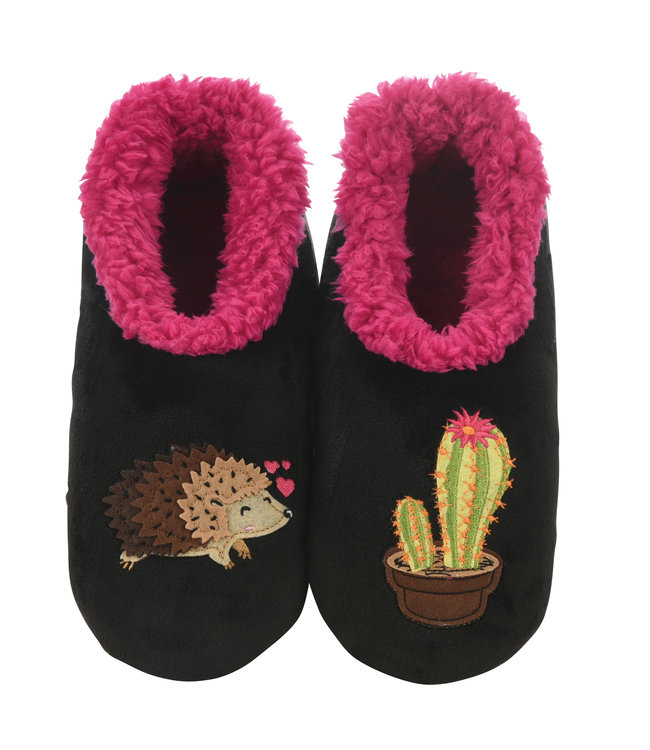 Snoozies Hedgehog/Cactus Slippers