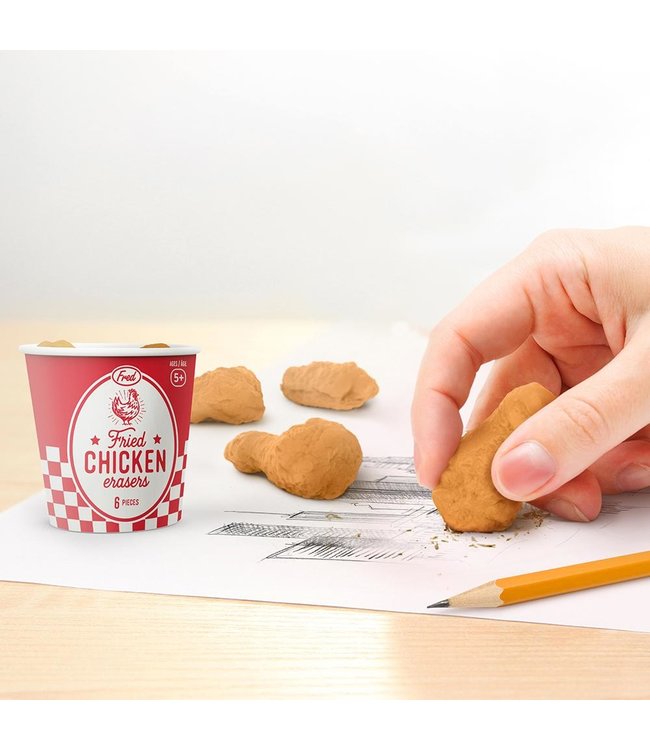 Fred Chicken Erasers