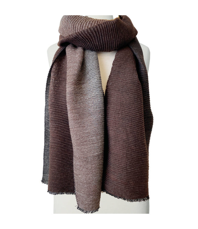 Ombre Scarf - Coffee*