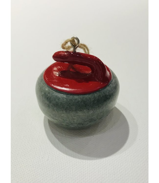 Curling Rock X-Mas Ornament*