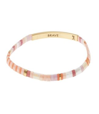 Scout Good Karma Bracelet - Brave - Pink/Gold*