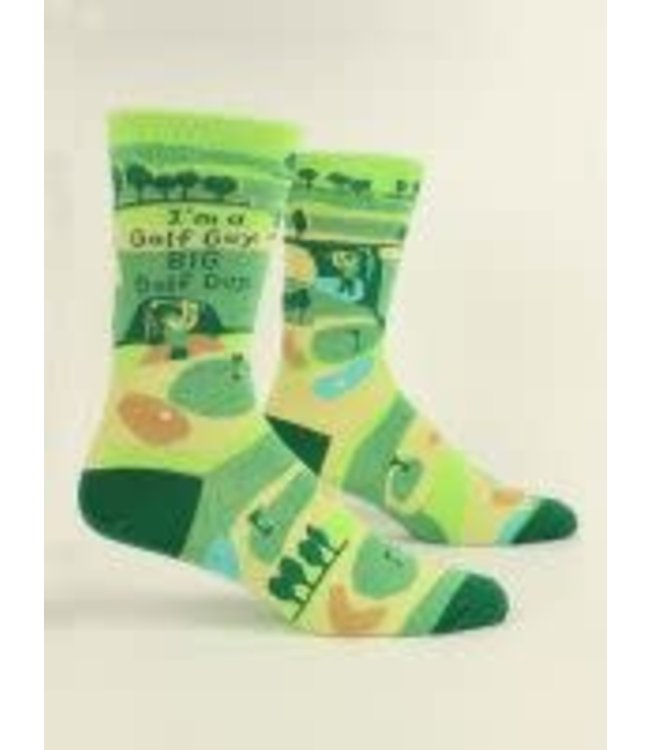 Blue Q Crew Socks -A Golf Guy