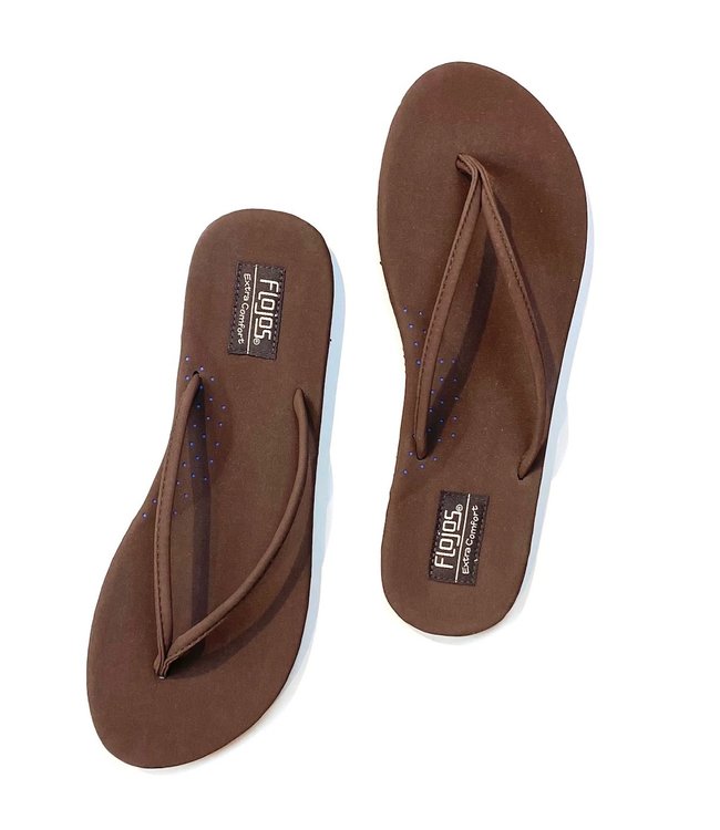Flojos Fiesta 2.0 Flip Flops - Brown