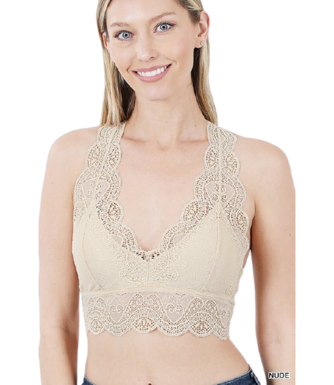 Full Lace Padded Bralette*
