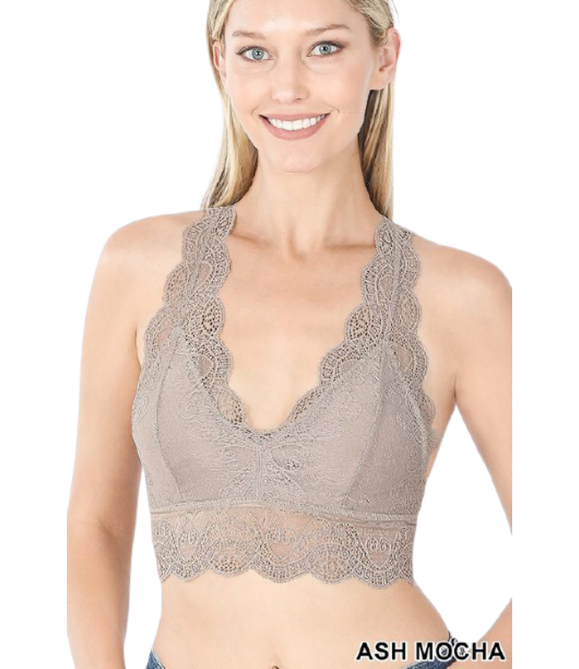 Full Lace Padded Bralette*