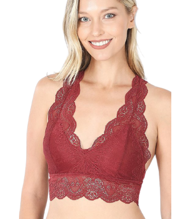 Full Lace Padded Bralette*