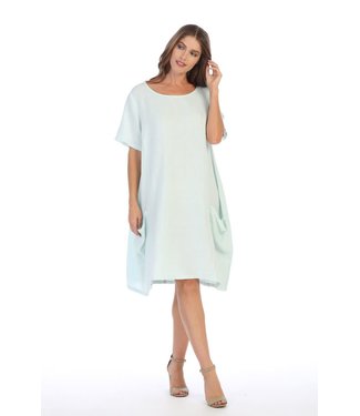 Focus Linen Dress with Side Pockets