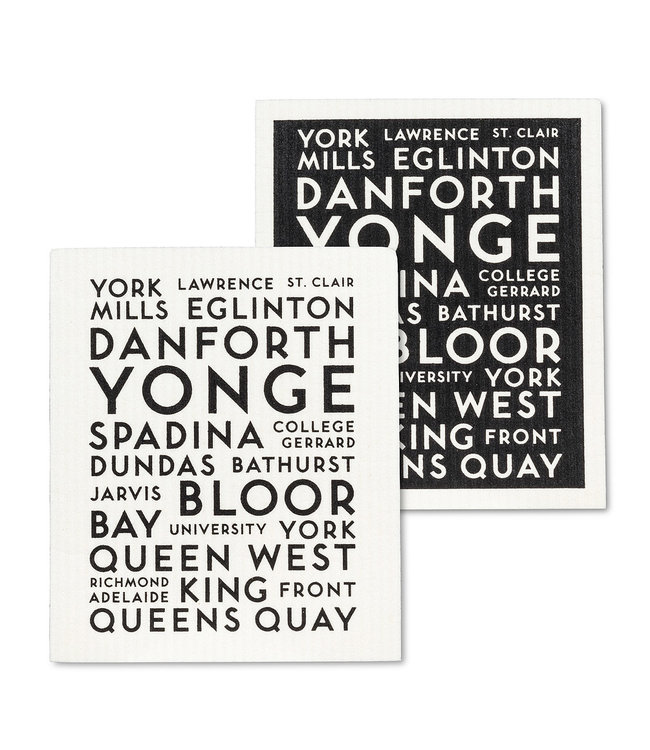 Abbott Toronto Street Dishcloth