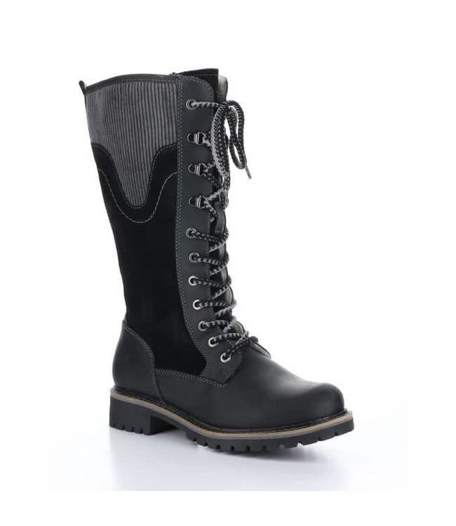 Harrison Suede Boots Black and Grey Set Me Free