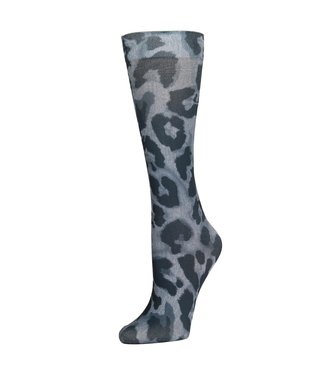 Celeste Stein Knee High Socks - Black Cougar Denim*