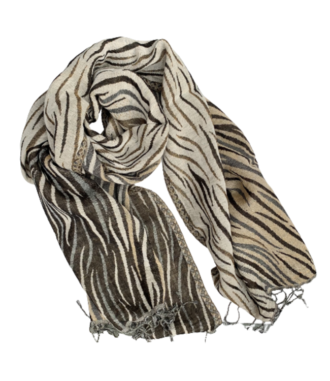 Wool Scarf - Animal Print*