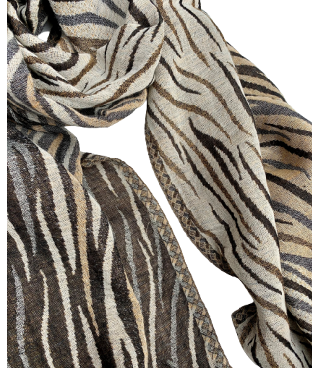 Wool Scarf - Animal Print*