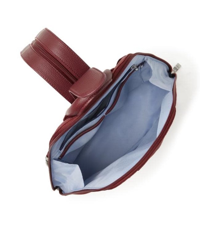 Baggallini Metro Backpack w/ RFID wristlet - Silver *