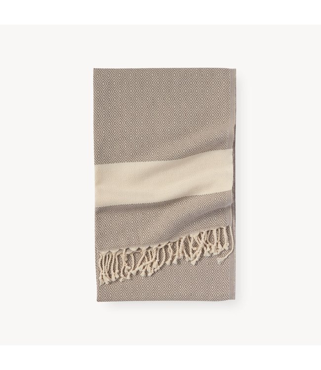 Pokoloko Turkish Towel - Diamond - Dune*