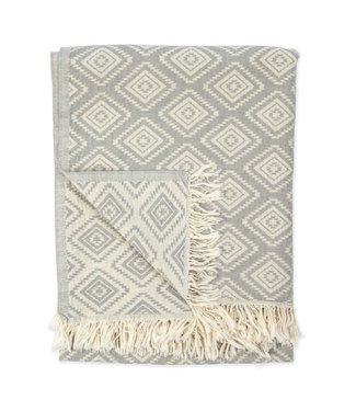 Pokoloko Turkish Towel - Pyramid - Light Grey*