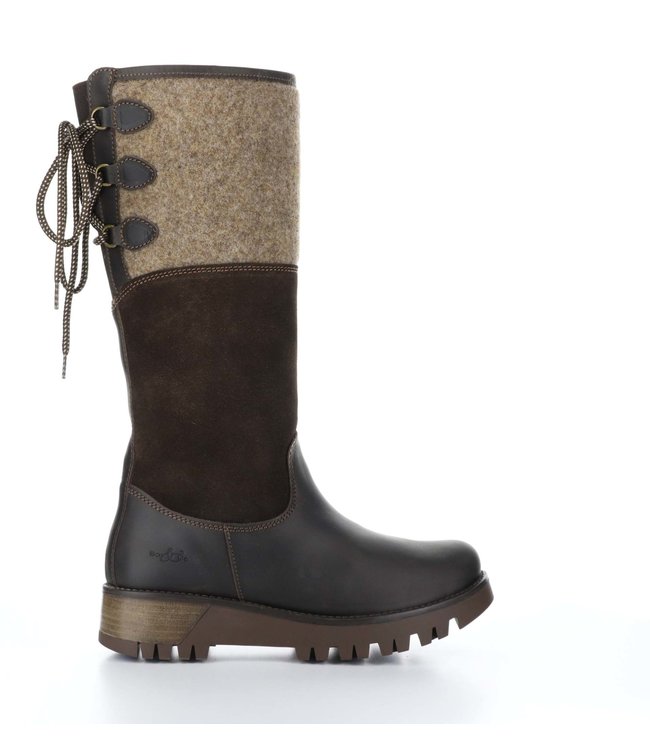 Bos&Co Prima Suede and Leather Boot - Coffee *