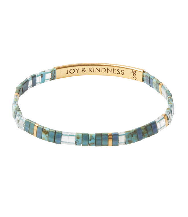 Scout Good Karma Bracelet - Joy & Kindness - Marine/Gold