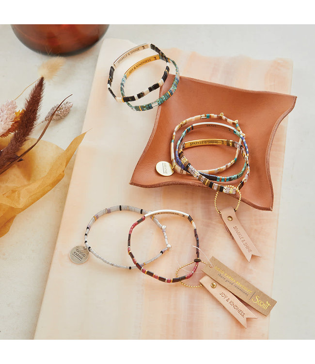 Scout Good Karma Bracelet - Joy & Kindness - Marine/Gold