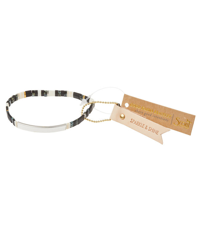 Scout Good Karma Bracelet - Sparkle & Shine - Raven/Silver