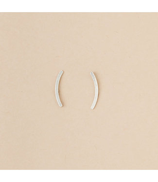 Scout Comet Curve Earrings - Silver*