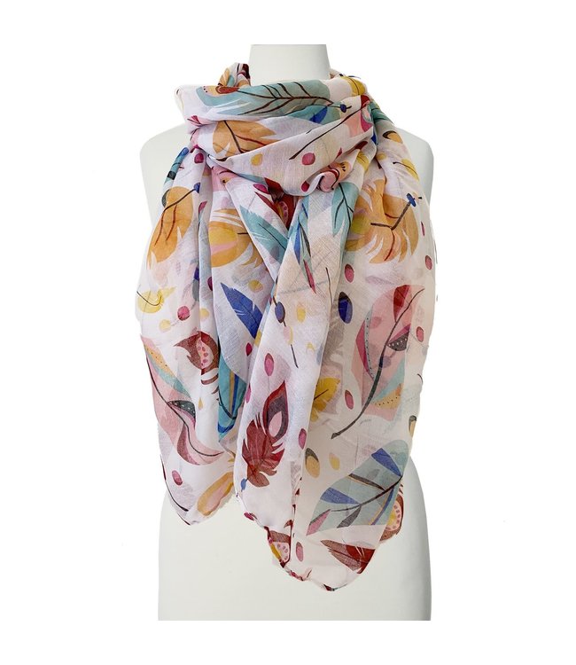 Scarf Light Weight - Nature print