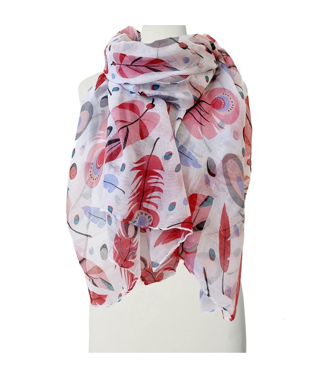 Scarf Light Weight - Nature print