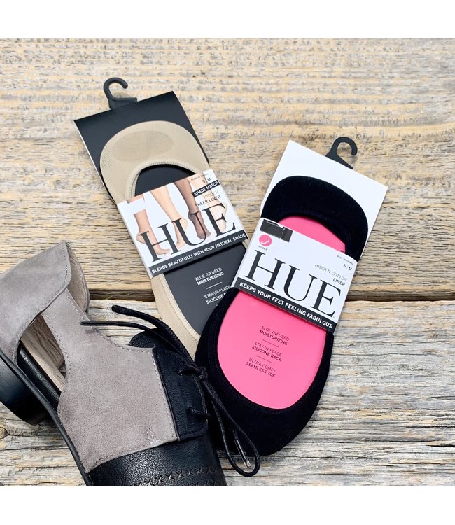 Hue No Show Liner Socks - Black