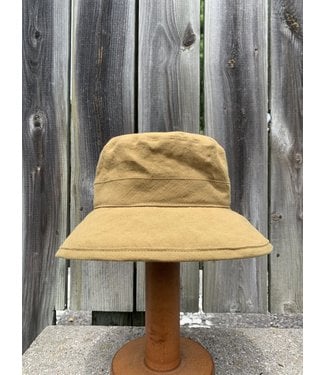 Puffin Gear Patio Linen Bowler Hat - Dijon