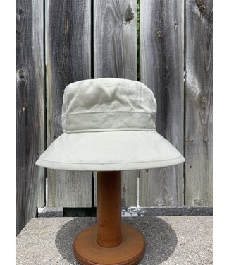Puffin Gear Linen Bowler Hat - Ecru