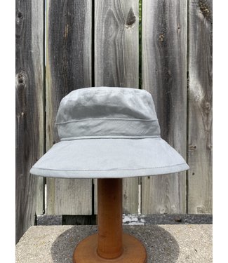 Puffin Gear Linen Bowler Hat - Silver