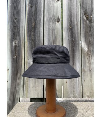 Puffin Gear Linen Bowler Hat - Black