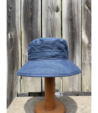 Puffin Gear Linen Bowler Hat - Navy