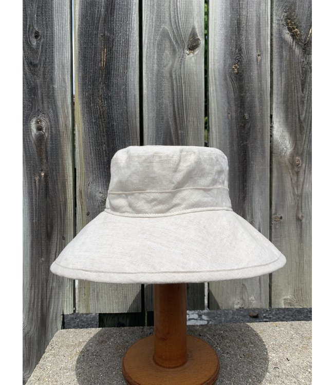 Puffin Gear Linen Chambray Garden Hat - Natural