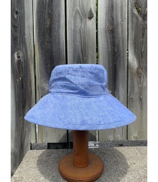Puffin Gear Linen Chambray Garden Hat - Indigo