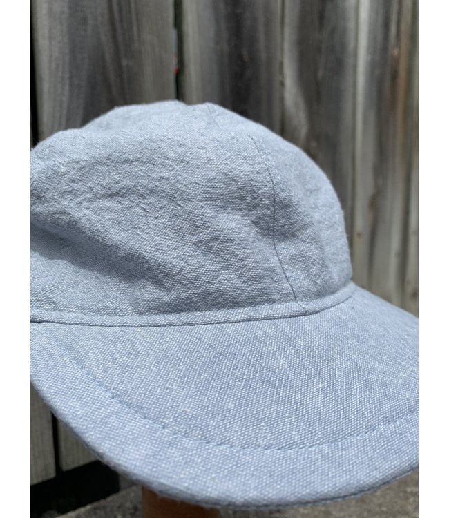 Puffin Gear Kid's Linen Ball Cap - Faded Denim