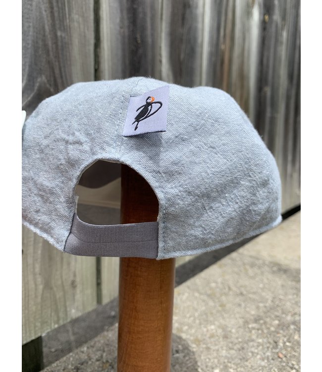 Puffin Gear Kid's Linen Ball Cap - Faded Denim