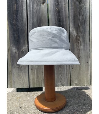 Puffin Gear Slouch Linen Bowler Hat -  Grey